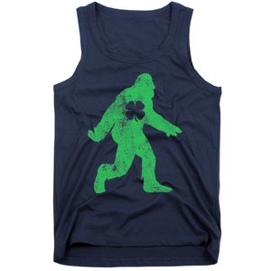 St Patrick's Day Bigfoot Sasquatch Saint Paddys Irish Tank Top