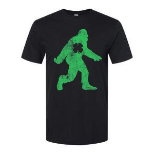 St Patrick's Day Bigfoot Sasquatch Saint Paddys Irish Softstyle CVC T-Shirt