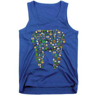 St Patricks Day Leprechaun Tooth Dental Hygiene Dentist Gift Tank Top