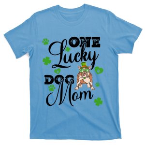 St Patrick's Day Dog Mom One Lucky Dog Mom Cute Gift T-Shirt