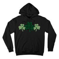 St Patricks Day Shamrock Pattern Tall Hoodie