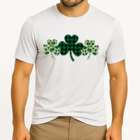 St Patricks Day Shamrock Pattern Performance Shirt