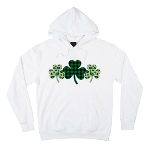 St Patricks Day Shamrock Pattern Hoodie