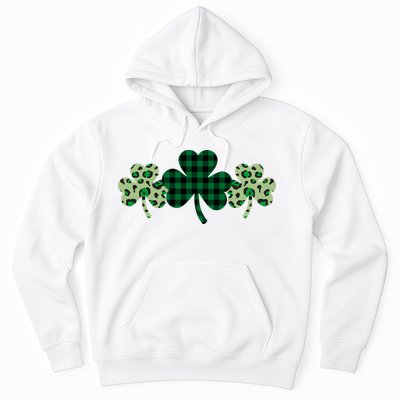 St Patricks Day Shamrock Pattern Hoodie
