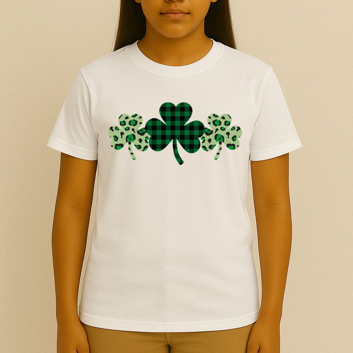 St Patricks Day Shamrock Pattern T-Shirt