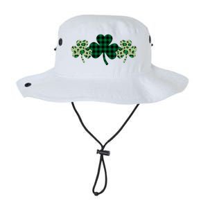 St Patricks Day Shamrock Pattern Legacy Cool Fit Booney Bucket Hat