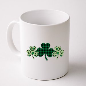 St Patricks Day Shamrock Pattern Coffee Mug