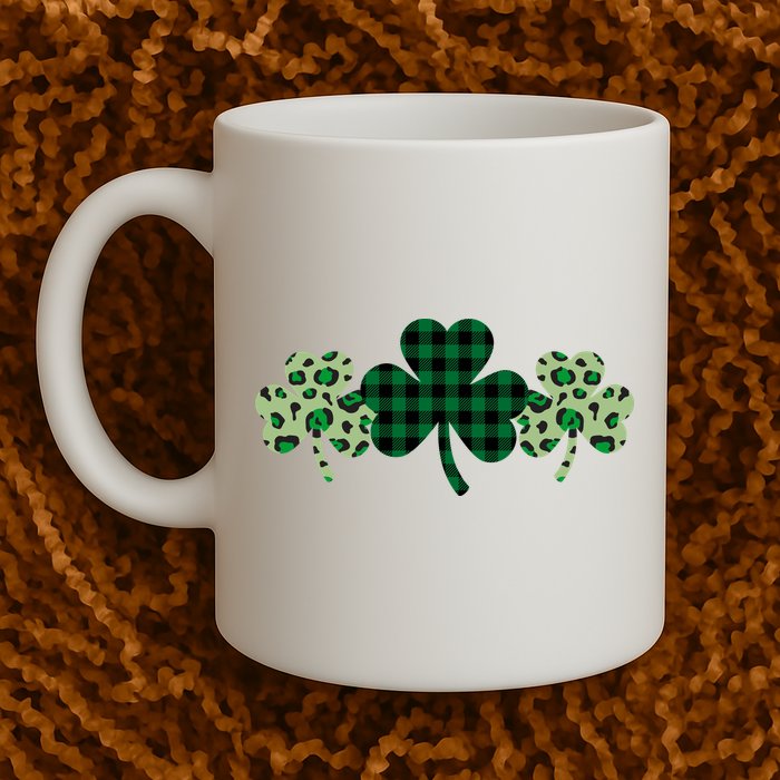 St Patricks Day Shamrock Pattern Mug