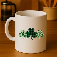 St Patricks Day Shamrock Pattern Mug