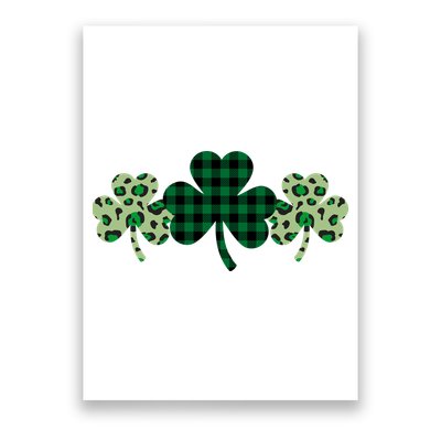 St Patricks Day Shamrock Pattern Poster