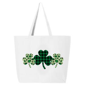 St Patricks Day Shamrock Pattern 25L Jumbo Tote