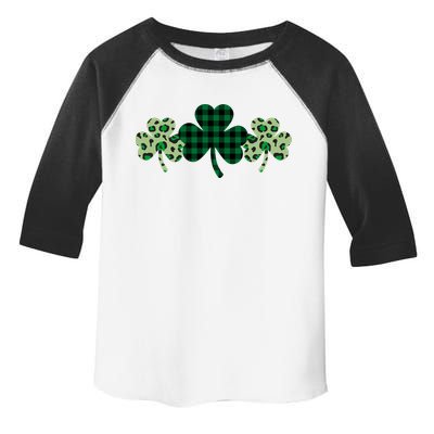 St Patricks Day Shamrock Pattern Toddler Fine Jersey T-Shirt