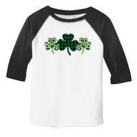 St Patricks Day Shamrock Pattern Toddler Fine Jersey T-Shirt