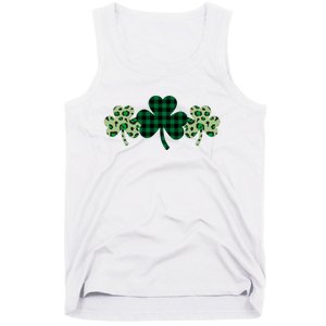 St Patricks Day Shamrock Pattern Tank Top