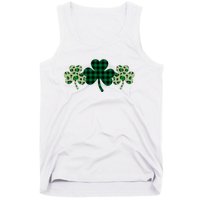 St Patricks Day Shamrock Pattern Tank Top