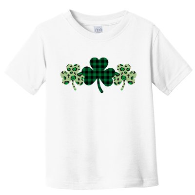 St Patricks Day Shamrock Pattern Toddler T-Shirt