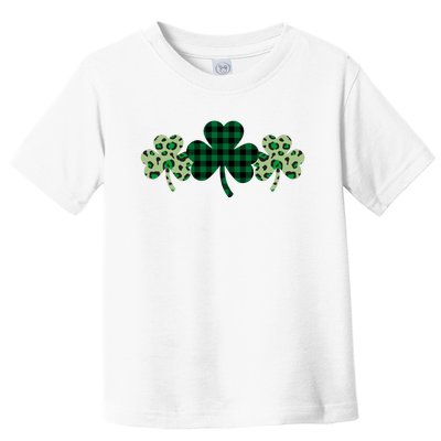 St Patricks Day Shamrock Pattern Toddler T-Shirt