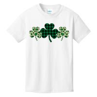 St Patricks Day Shamrock Pattern Kids T-Shirt