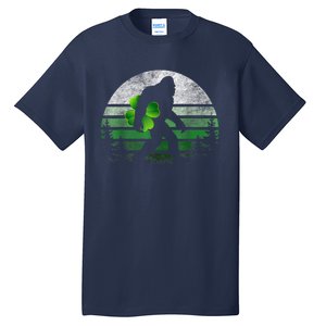 St Patricks Day Bigfoot Irish Shamrock Sasquatch Clover Leaf Tall T-Shirt