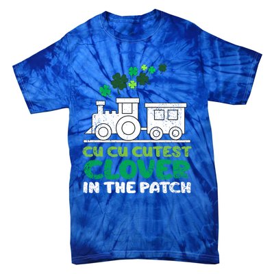 St Patricks Day Cutest Clover In The Patch Funny Gift Tie-Dye T-Shirt