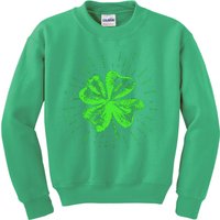 Saint Patricks Day Women Men Green Clover Shamrock Kids Sweatshirt