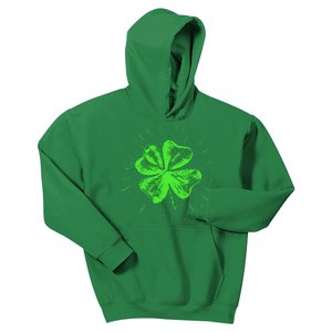 Saint Patricks Day Women Men Green Clover Shamrock Kids Hoodie