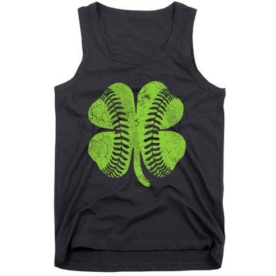 St Patricks Day Shirts Shamrock Baseball Saint Paddy's Tank Top