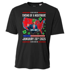 St Patrick Day Funny Trump Ending Of A Nightmare January 20th 2025 Gift Cooling Performance Crew T-Shirt