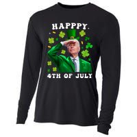 St. Patrick's Day Funny Joe Biden Happy 4th Of July Patricks Cooling Performance Long Sleeve Crew