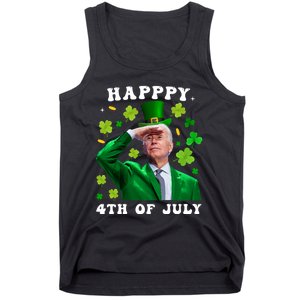 St. Patrick's Day Funny Joe Biden Happy 4th Of July Patricks Tank Top