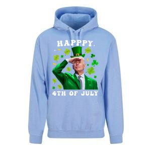 St. Patrick's Day Funny Joe Biden Happy 4th Of July Patricks Unisex Surf Hoodie