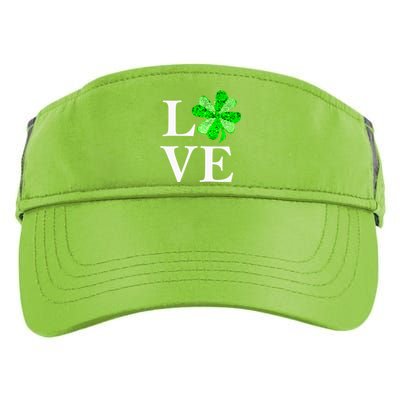 St Patrick's Day Love Gift Lucky Shamrock Gift Adult Drive Performance Visor