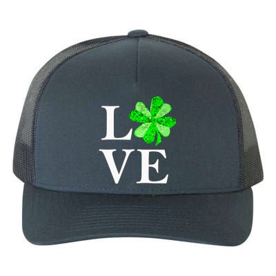 St Patrick's Day Love Gift Lucky Shamrock Gift Yupoong Adult 5-Panel Trucker Hat