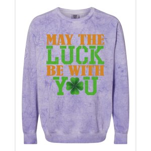 St Patricks Day Meaningful Gift Colorblast Crewneck Sweatshirt