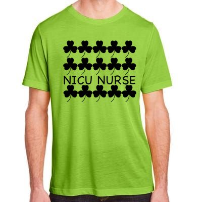 St Patricks Day Nicu Nurse Gift Adult ChromaSoft Performance T-Shirt