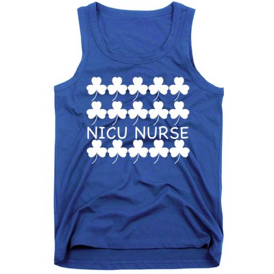 St Patricks Day Nicu Nurse Gift Tank Top