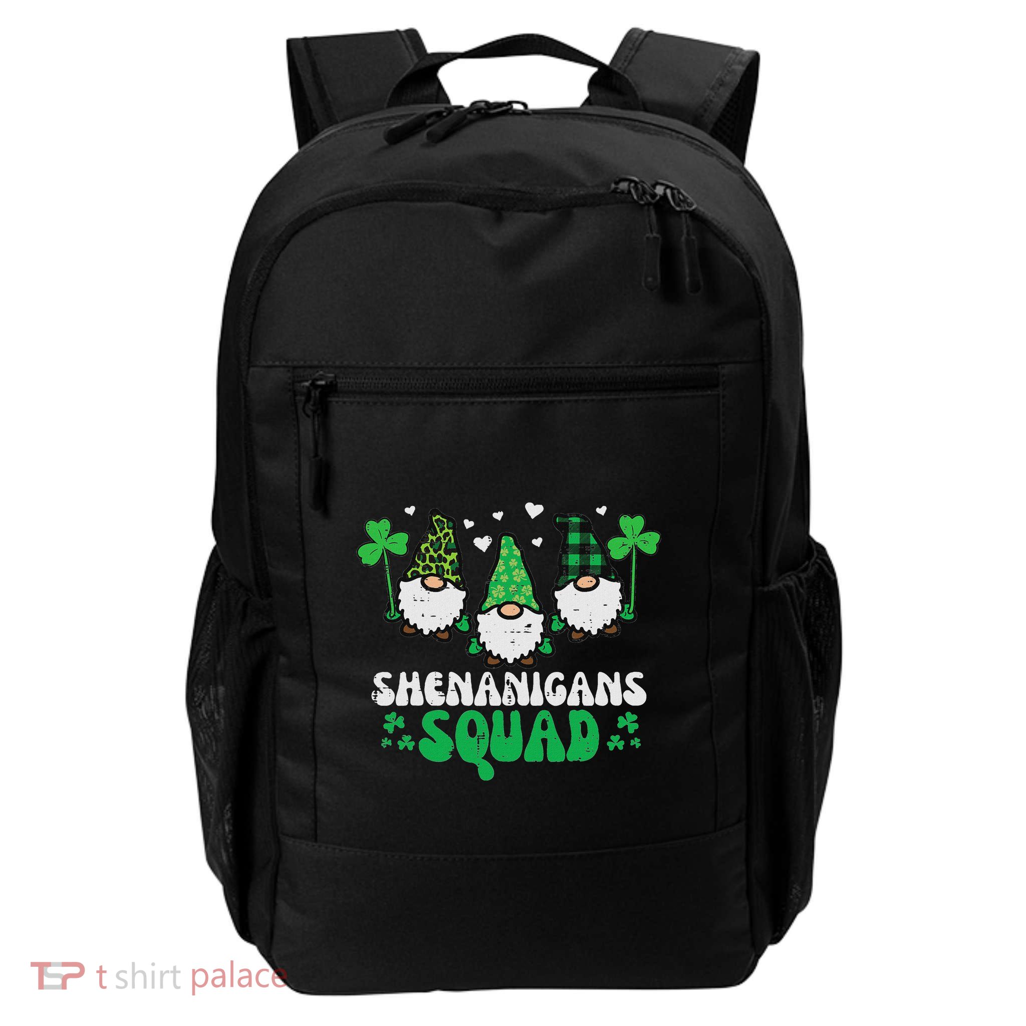 St Patricks Day Gnomes Shenanigans Squad Women Daily Commute Backpack