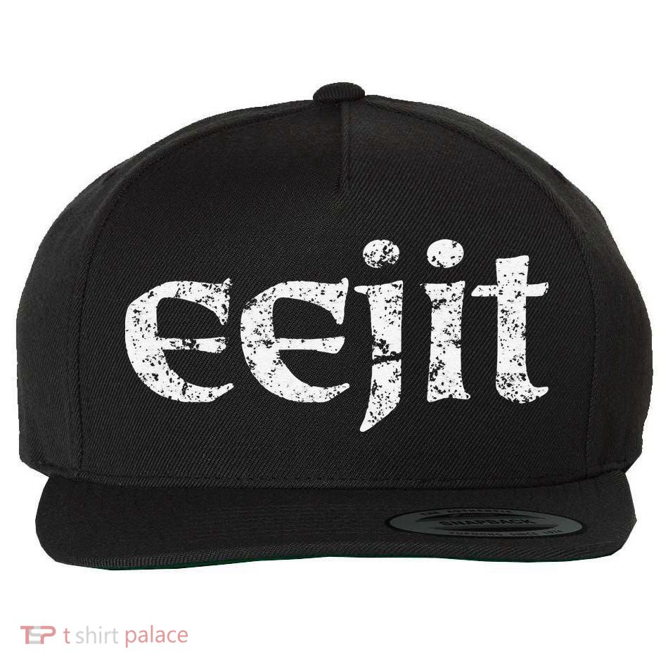 Saint Patrick's Day Humor Eejit Idiot Wool Snapback Cap