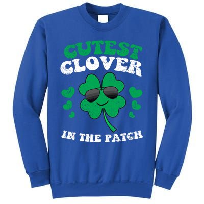 St Patricks Day Cutest Clover In The Patch Meaningful Gift Tall Sweatshirt