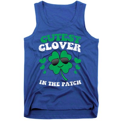 St Patricks Day Cutest Clover In The Patch Meaningful Gift Tank Top