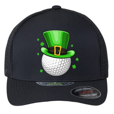 St Patricks Day Leprechaun Hat Shamrock Irish Golf Flexfit Unipanel Trucker Cap