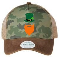 St Patrick's Day Beard Guy Funny Legacy Tie Dye Trucker Hat