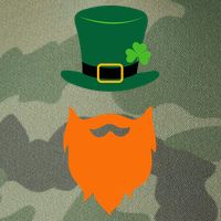 St Patrick's Day Beard Guy Funny Legacy Tie Dye Trucker Hat