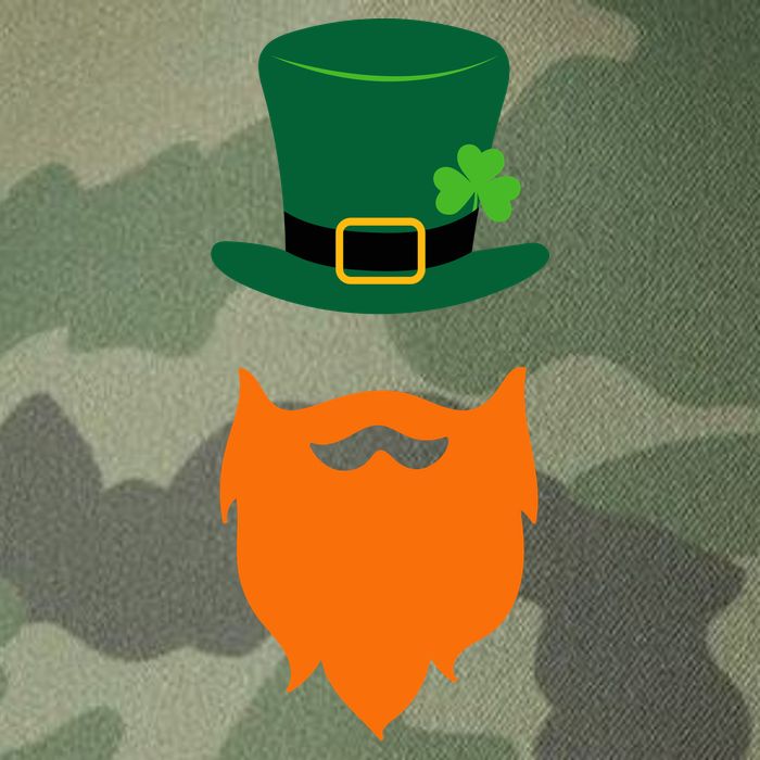St Patrick's Day Beard Guy Funny Legacy Tie Dye Trucker Hat