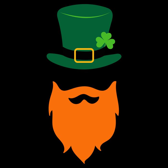 St Patrick's Day Beard Guy Funny Impact Tech Backpack