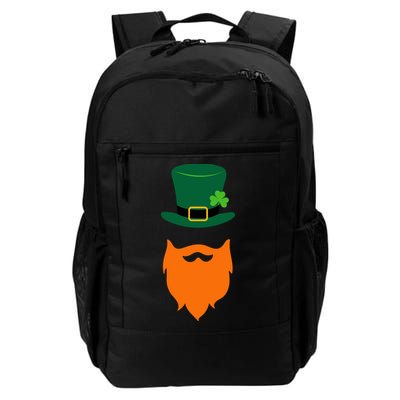 St Patrick's Day Beard Guy Funny Backpack