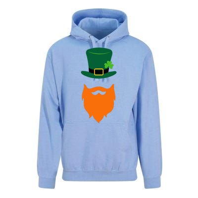 St Patrick's Day Beard Guy Funny Unisex Surf Hoodie