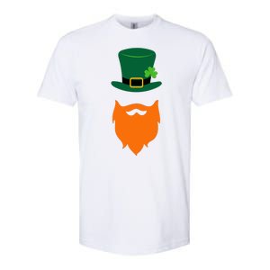 St Patrick's Day Beard Guy Funny Softstyle CVC T-Shirt