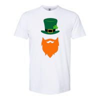 St Patrick's Day Beard Guy Funny Softstyle CVC T-Shirt