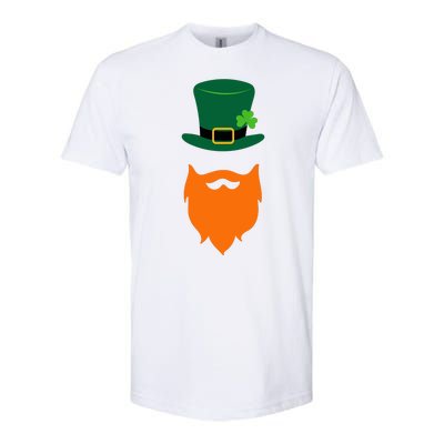 St Patrick's Day Beard Guy Funny Softstyle® CVC T-Shirt